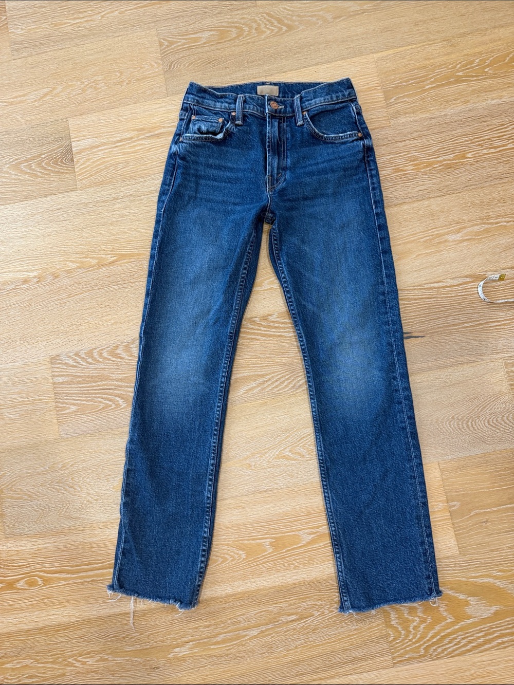 MOTHER denim straight leg jeans